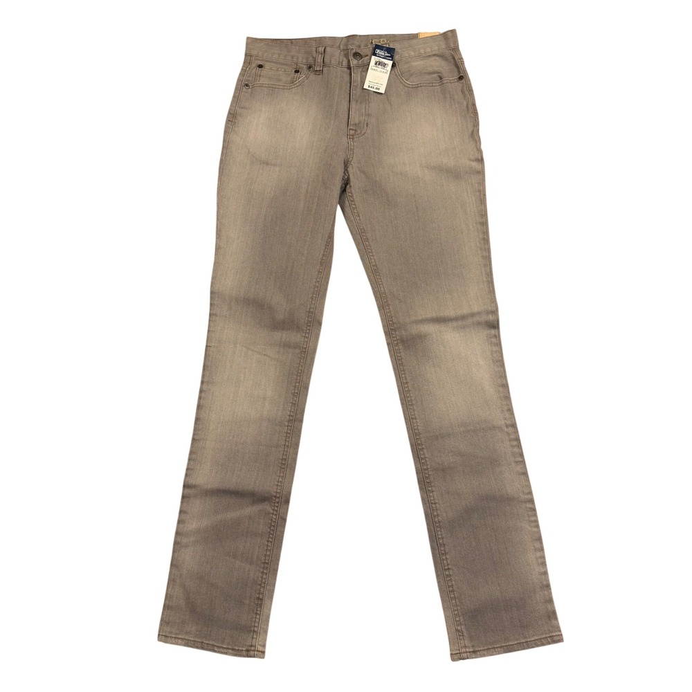 Polo Ralph Lauren Boys True Slim Grey Jeans Sz 18 NWT Stretch Denim 323116227BSS